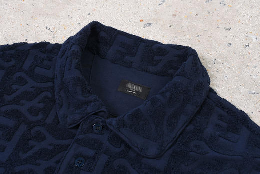 FD 夏季新款 立体提花毛圈绒 短袖POLO衫 Z-9122 商品图7