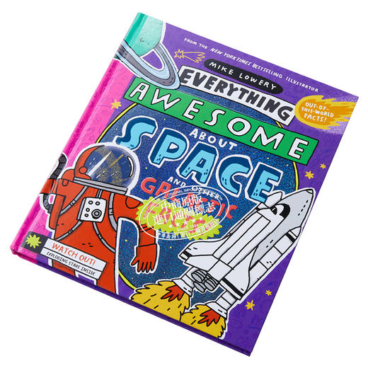 【中商原版】Everything Awesome About Space and Other Galactic Facts 学乐奇怪科学 太空 儿童百科普图画书 Mike Lowery 商品图2