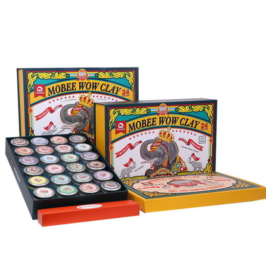 【六一礼物】mobee超轻粘土儿童彩泥礼盒 商品图5
