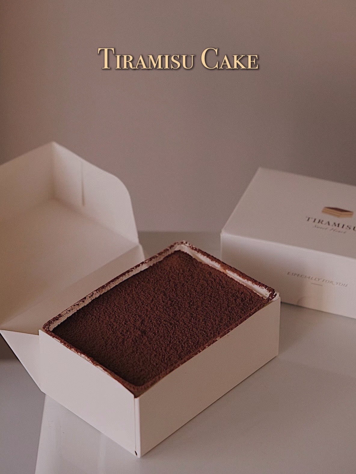 经典意式tiramisu提拉米苏盒子蛋糕