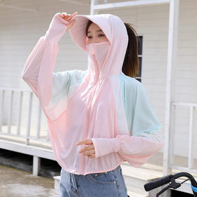 冰丝骑行夏季宽松开车遮阳披肩防晒服