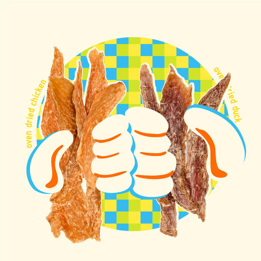 petafresh派膳师冻烘风干猫狗狗宠物零食大小型幼犬鸡鸭胸肉干片 商品图4