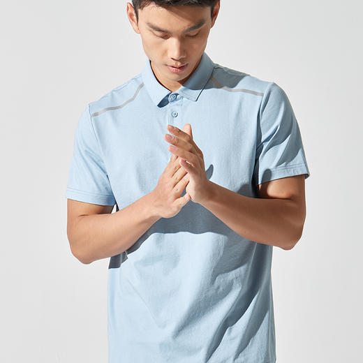 制者运动POLO领短袖反光T恤 商品图4