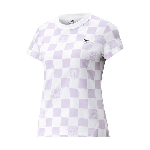 彪马女短袖2022夏季新款白色透气半袖休闲运动T恤2pu53537902 商品图3