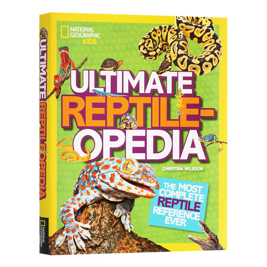 美国国家地理 爬行动物百科儿童版 英文原版 National Geographic Kids Ultimate Reptileopedia 英文版 进口英语书 商品图0