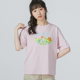 彪马短袖女上衣2022夏季新款运动服女士休闲粉色T恤2pu53673016