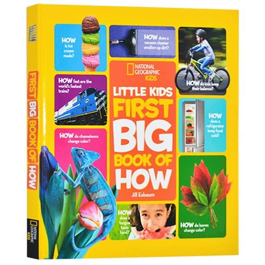 正版 美国国家地理少儿百科 英文原版National Geographic Little Kids First Big Book of How儿童百科科普读物 精装进口书英文版 商品图1