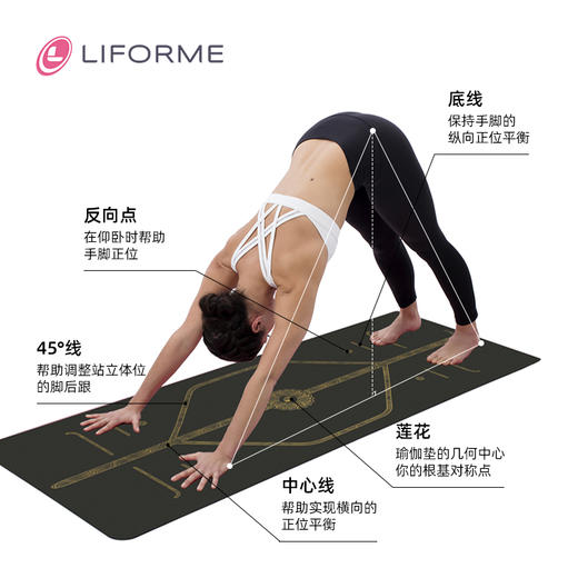 LIFORME黑金瑜伽垫 商品图2