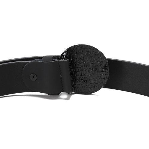 VERSACE JEANS COUTURE范思哲【22春夏新款】男士皮革V字徽章可裁剪板扣式皮带腰带3.5cm 72YA6F08 ZP106 商品图4