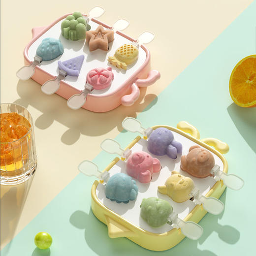 网红雪糕模具家用速冻自制儿童食品级硅胶冰棒冰淇淋模具冻冰块冰格 商品图0