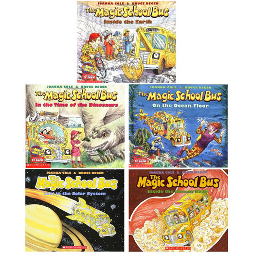 神奇校车系列5册 英文原版绘本 The Magic School Bus 神奇校巴 英文版儿童科普图画书 正版进口科普读物 商品图2