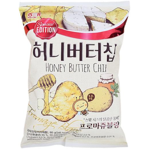 海太蜂蜜黄油薯片奶酪味（膨化食品）60g/袋 商品图0