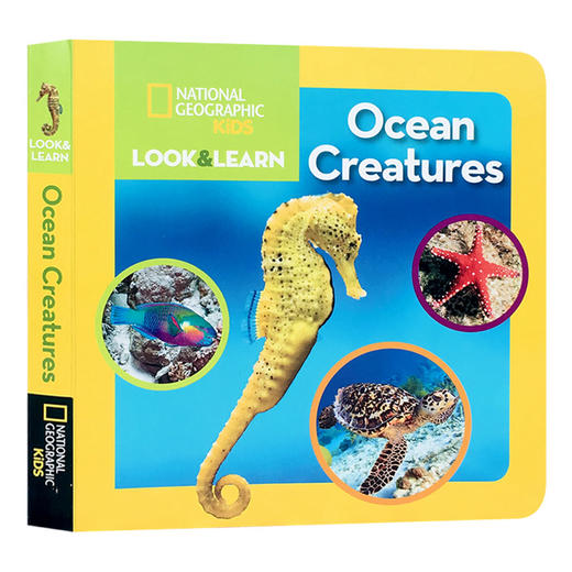 国家地理看与学系列 海洋生物 英文原版 National Geographic Kids Look and Learn Ocean Creatures儿童英语百科书 商品图0