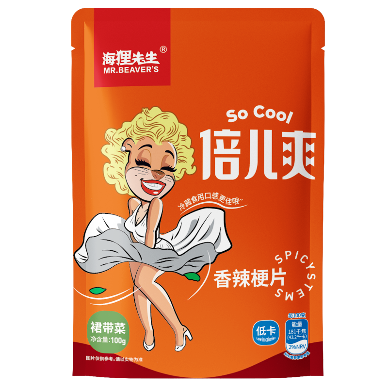 AG海狸先生香辣梗片100g*3袋