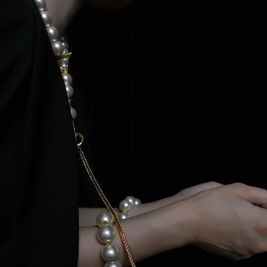 【UPKO湿漉漉的眼珍珠系列】珍珠项圈/珍珠手环/珍珠牵引链 商品图8