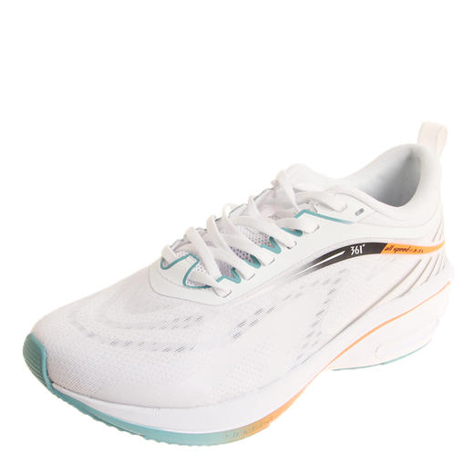 361度2022春夏男士白色运动鞋休闲竞速跑步鞋572222201 商品图2