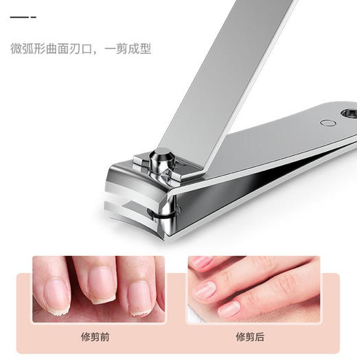 七素SEESOO 德国马卡龙指甲刀套装指甲锉斜口指甲剪指甲钳车载家用修甲美甲工具3件套 Q1A377352 商品图3