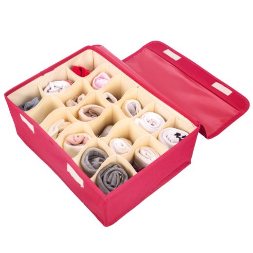 安巢家居 内衣收纳盒 18格收纳盒  AJ277 商品图4