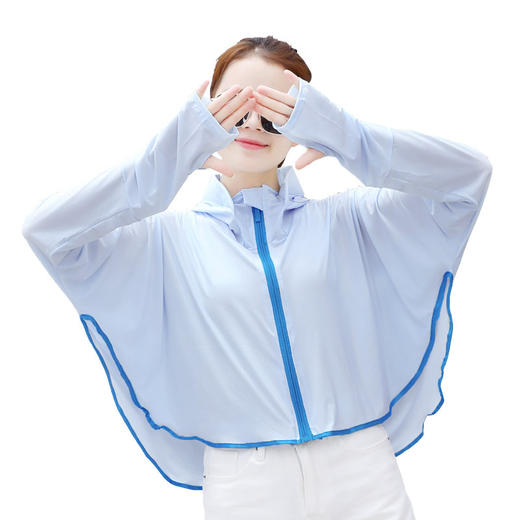 冰丝骑行夏季宽松开车遮阳披肩防晒服 商品图4