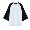 宽松拼色肥袖T恤 商品缩略图1
