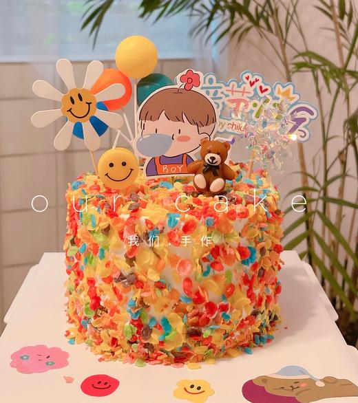 彩色麦片蛋糕-低糖处理无添加 商品图0