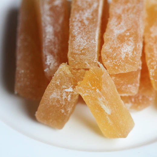 辣爽！有机结晶姜条蜜制糖姜 即食软糖生姜蜜饯休闲零食100g*2罐 商品图5