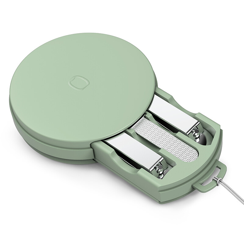 七素SEESOO 德国马卡龙指甲刀套装指甲锉斜口指甲剪指甲钳车载家用修甲美甲工具3件套 Q1A377352