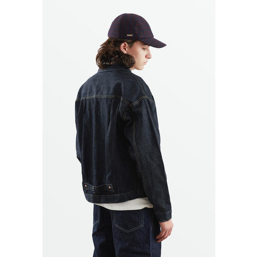 CICADA JEANS 日本児岛进口15oz原色脱浆赤耳丹宁Type 1牛仔夹克 男款 商品图2