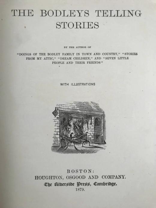 1879年 博德利故事集 数十幅精美插图 纸面精装大32开 商品图3
