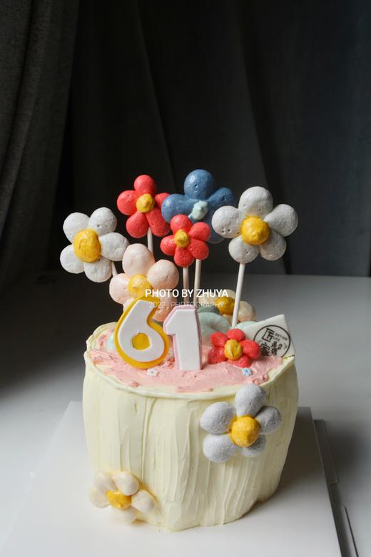 盛开的花朵（提前1天预约，奶油霜工艺，花朵改为翻糖制作） 商品图2