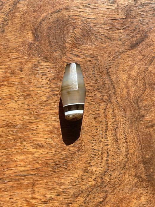 藏传老玛瑙黑白橄榄型线珠，顺丰包邮 商品图4