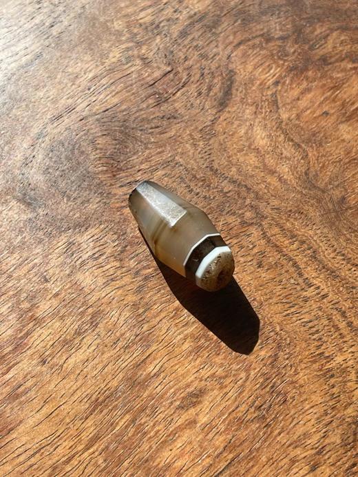 藏传老玛瑙黑白橄榄型线珠，顺丰包邮 商品图3