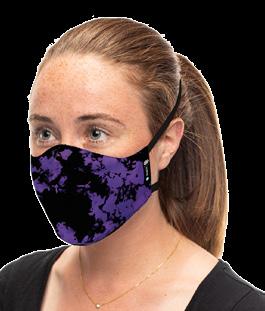 2122 686 MENS Polygiene® ViralOff Archetype Facemask PURPLE TIE DYE 商品图0