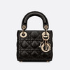 【国内现货预定】DIOR 迪奥 超迷你 LADY DIOR 手袋 12x10.2x5cm 黑色羊皮革藤格纹手提/单肩包 S0856ONGE 商品缩略图0