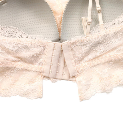 熳洁儿 性感美背抹胸小胸显大性感蕾丝防走光无痕内衣女聚拢文胸罩22261502 商品图2