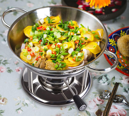 瑞士Kisag家用小干锅炉多功能桌面烹饪干锅锅仔家用火锅锅小火炉 商品图2