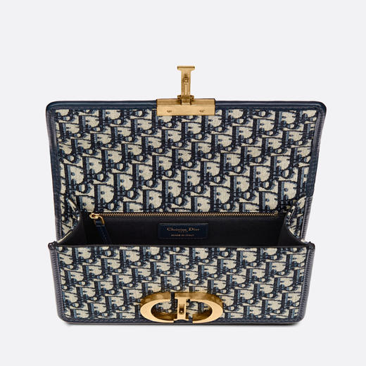 【你好展厅现货款】DIOR 迪奥 30 MONTAIGNE 手袋 蓝色 Oblique 印花单肩包 M9203UTZQ 商品图3