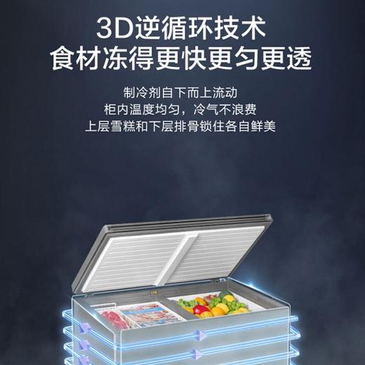 【特惠】【冷藏冷冻同时用】海尔（Haier）冰柜双温柜大容量冷藏冷冻门双温区冷柜商用家用双温大冷柜 FCD-311LHKPT冷藏152升+冷冻159升 商品图4