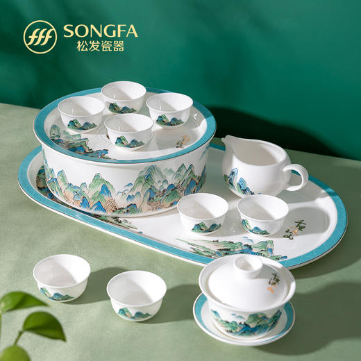 12头千里江山茶具 商品图2
