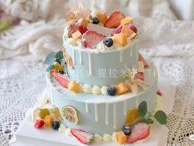 简约款曼妙果趣小清新蛋糕