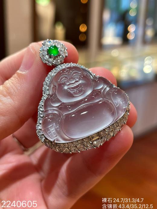 玻璃种佛公吊坠【2240605】具体价格微信咨询 商品图1