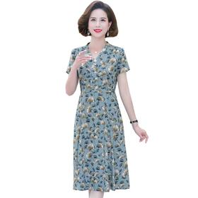 曲美丽人花连衣裙1805