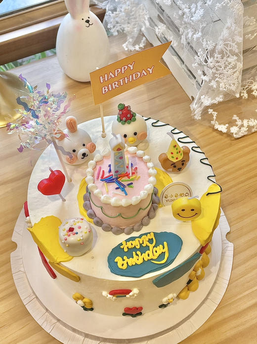 ins鸭鸭兔兔过生日 商品图2