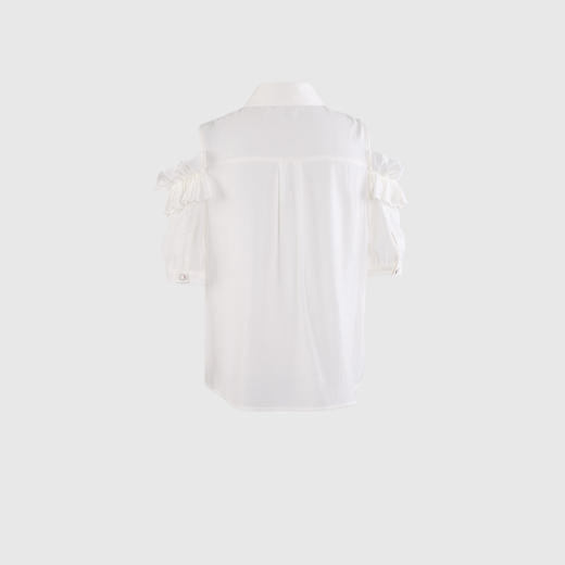 胸荷叶打折衬衣 商品图2