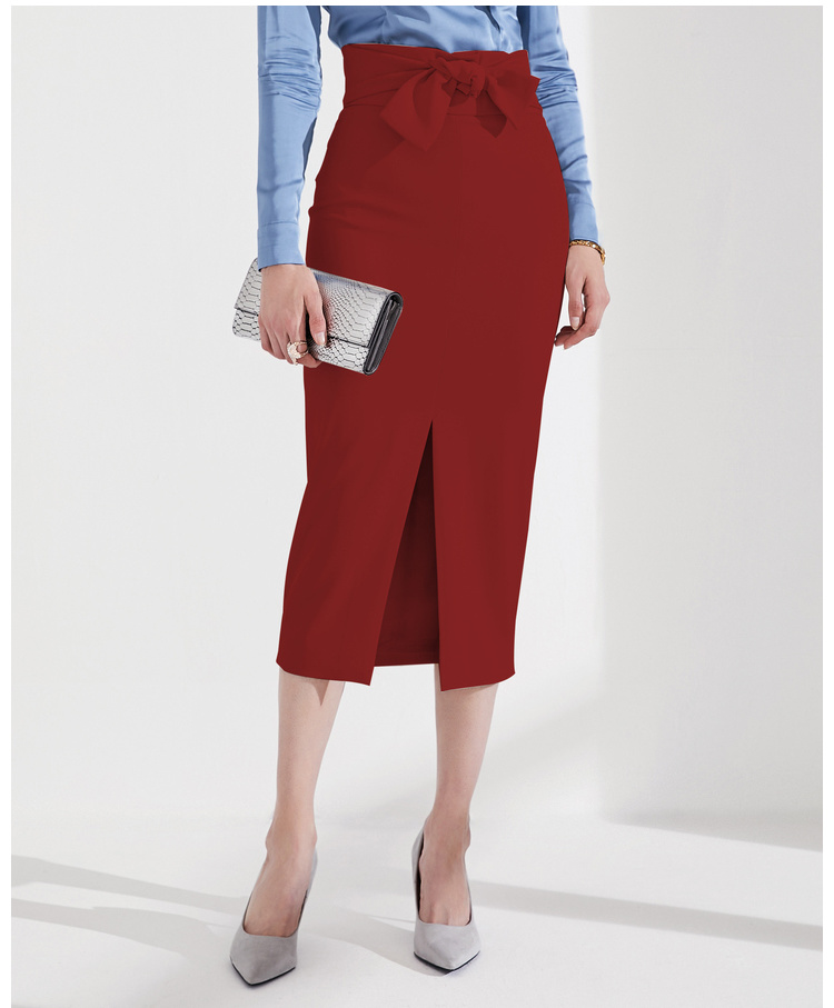 J9353764A颈袖添香夏季新款铅笔裙女士OL修身时尚半身裙包臀一步裙J9353764A