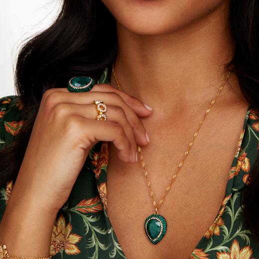 北京仓｜SORU-Soru-绿宝石 戒指［英国设计师］ 商品图1