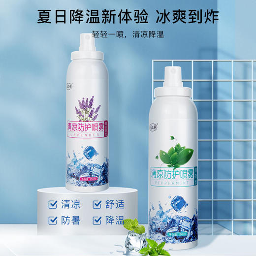 【物理降温】庐芝堂清凉防护喷雾一瓶多用清凉防护携带方便植物萃取远离蚊虫 商品图1