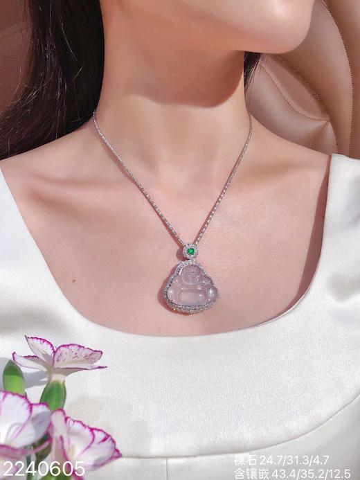 玻璃种佛公吊坠【2240605】具体价格微信咨询 商品图5