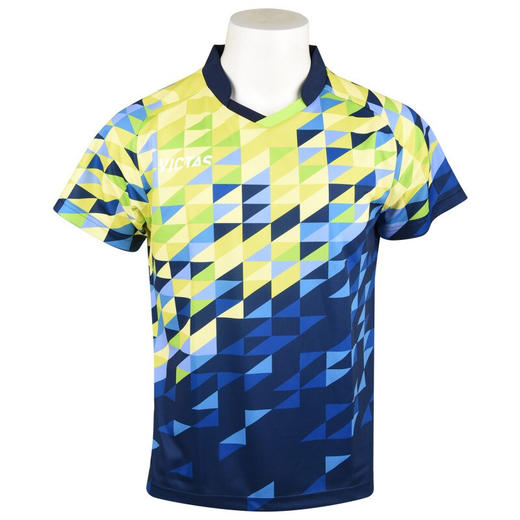 维克塔斯Victas 86104 VC-804 蓝色 乒乓球服 夏季透气专业训练服 速干比赛短袖 运动专用球服 商品图0