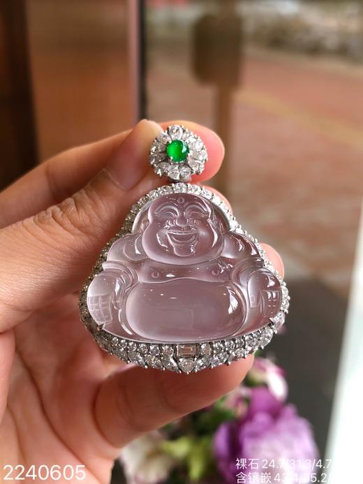 玻璃种佛公吊坠【2240605】具体价格微信咨询 商品图0